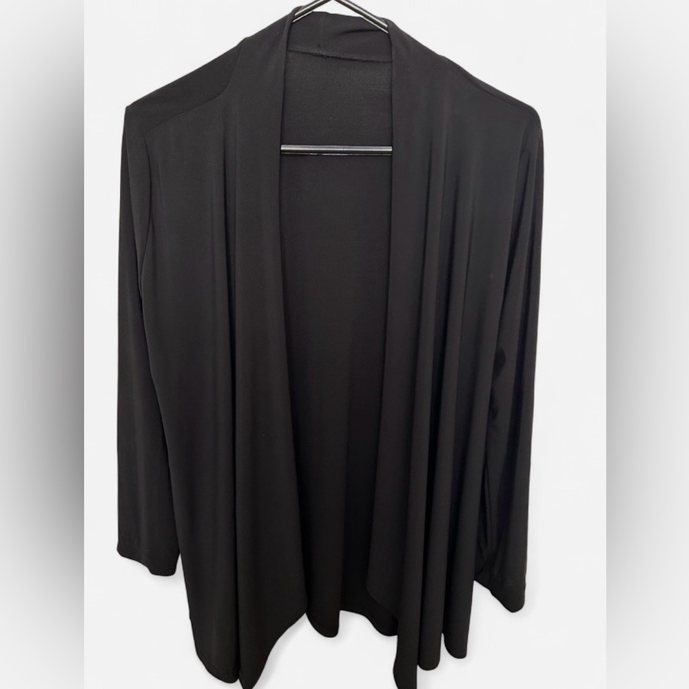 Black Flowy Open Cardigan Duster (EUC)